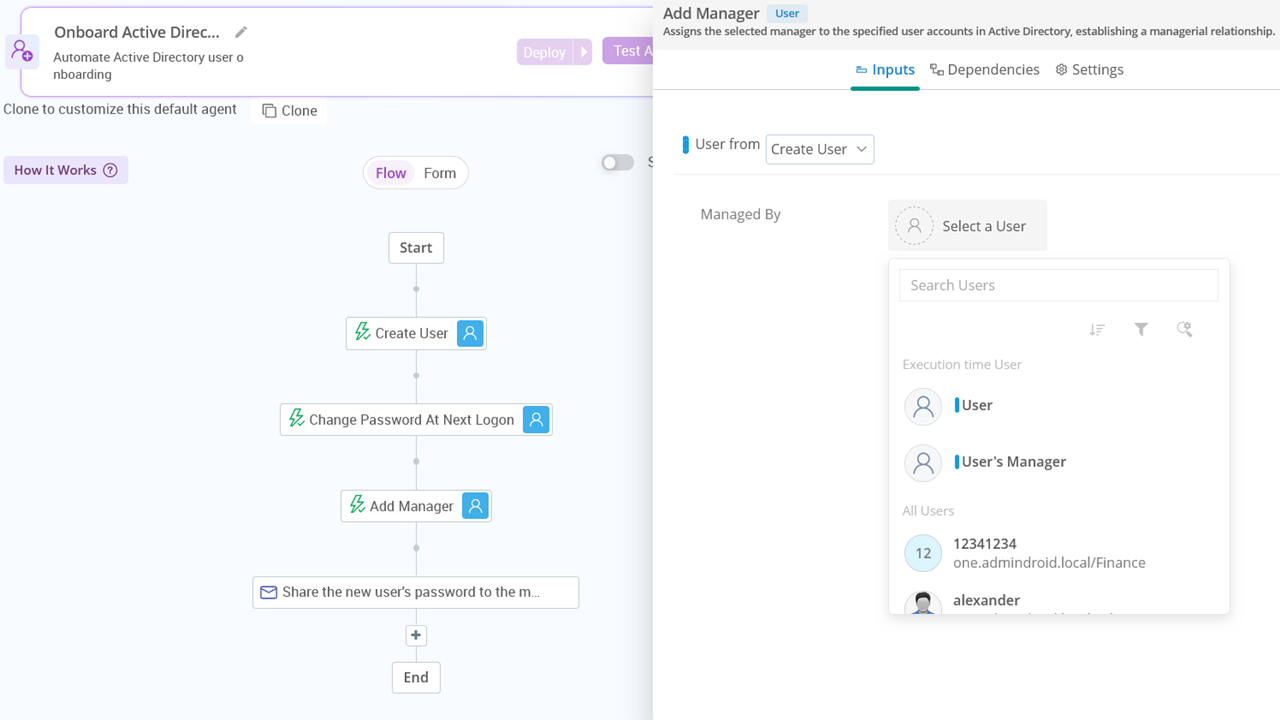 Automate Active Directory user onboarding